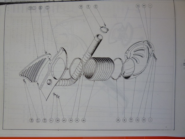 028- Subaru 360 K111 model duct boots