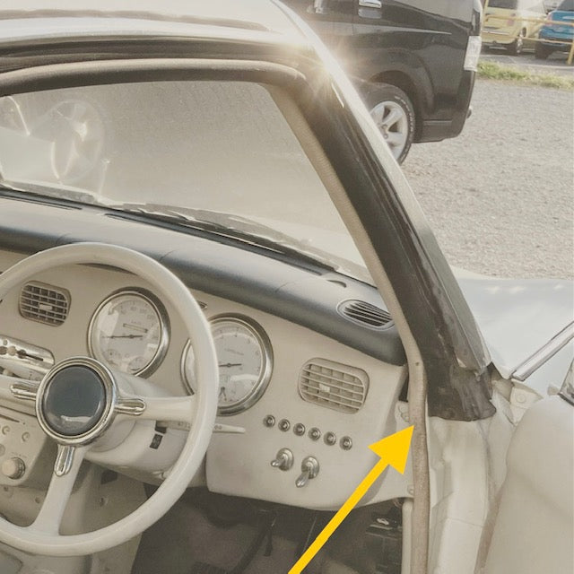 003- nissan figaro door inner trim